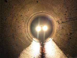 CCTV Camera inspecting Drain