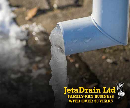 frozen drain pipe shepperton & weybridge